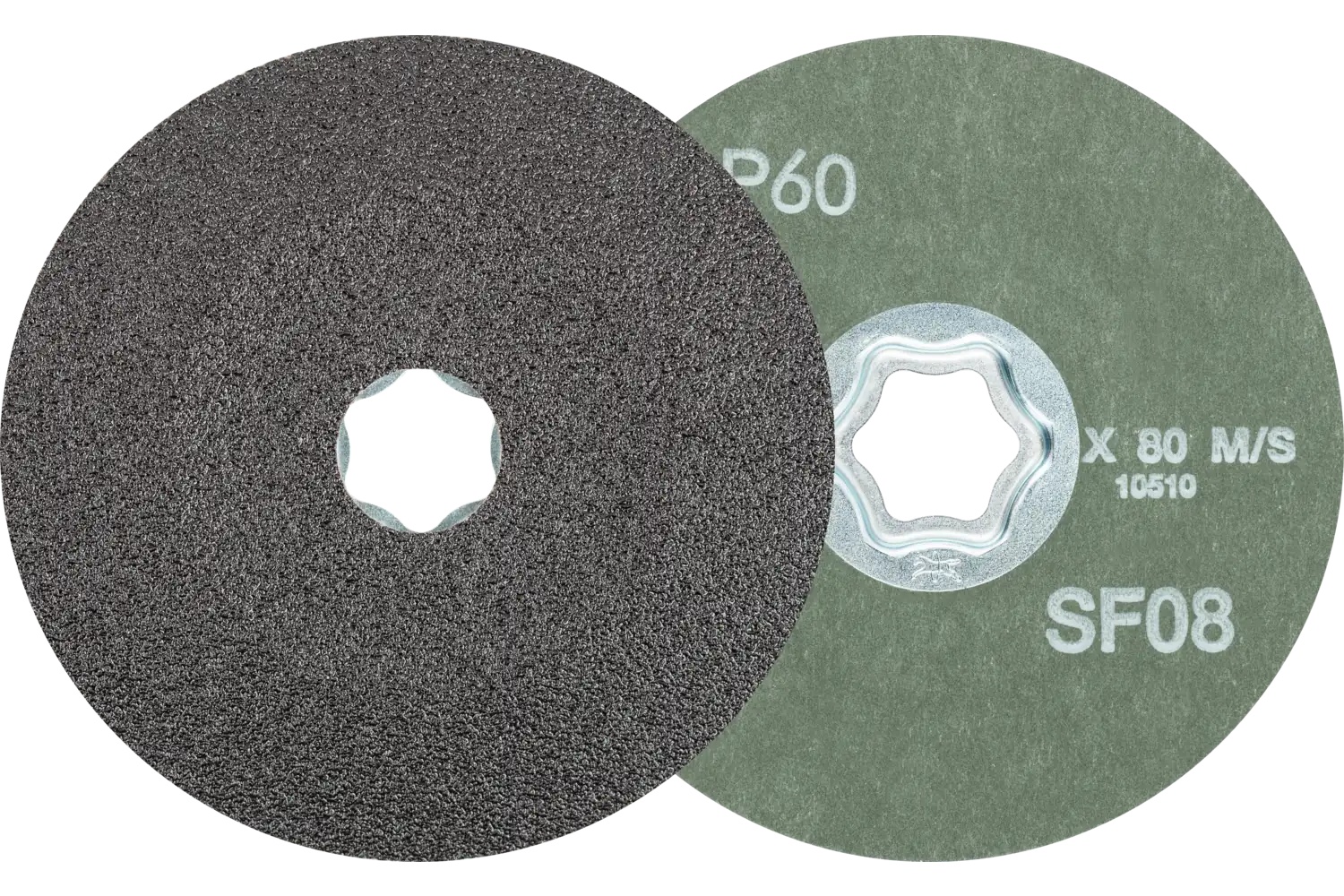 Picture of Pferd Combiclick® Fiber Disc, 4-1/2" Dia, 60 Grit, Silicon Carbide